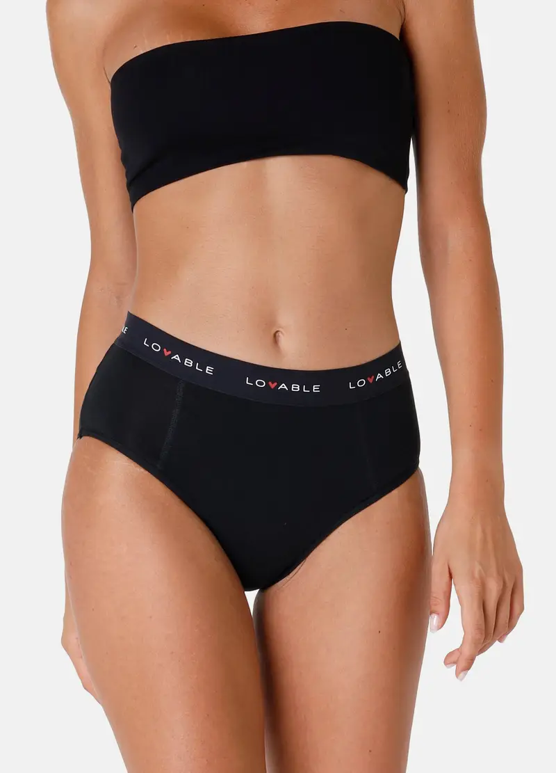 LOVABLE Slip Donna Nero 978910 miniatura 3