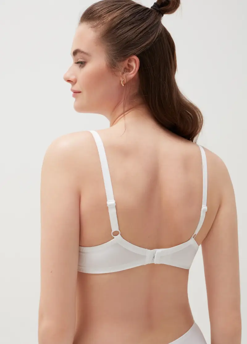 Playtex Reggiseno Con Ferretto Essential Elegance Embrodery, Donna, Bianco miniatura 3