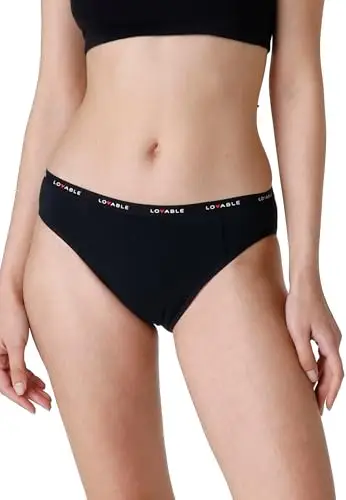 LOVABLE Slip Donna Nero 2581008