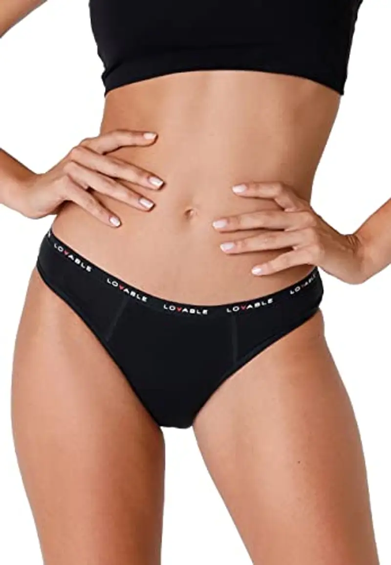 LOVABLE Slip Donna Nero 2005053