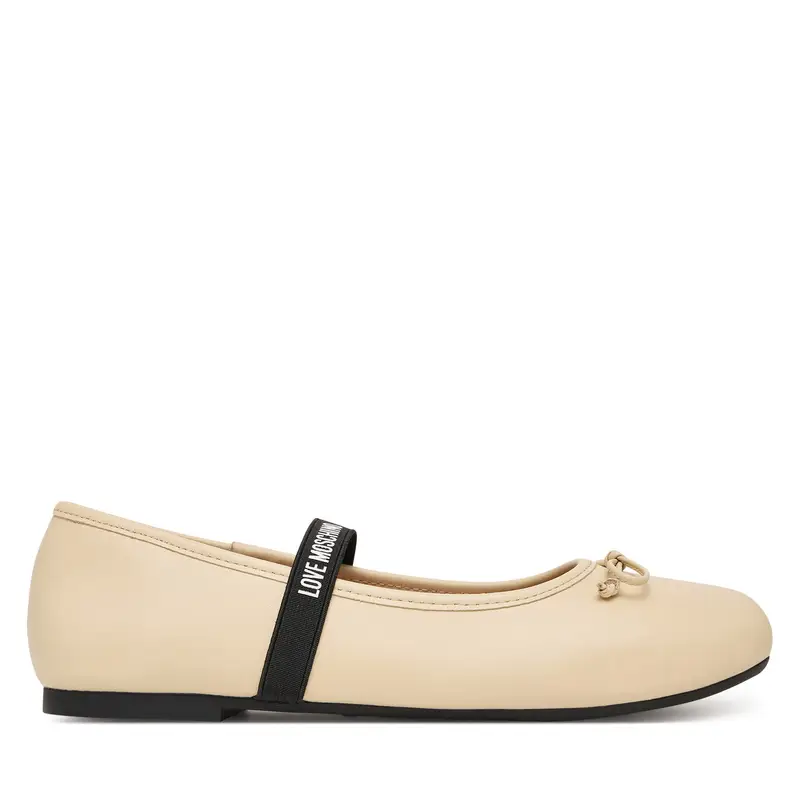 Love Moschino Sneakers écru eleganti e confortevoli