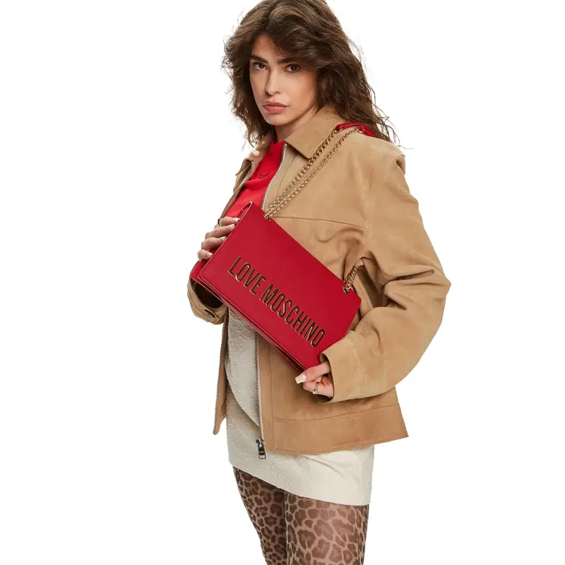 Borsa Donna a Spalla e Tracolla Love Moschino Linea Bold Bag Rosa miniatura 2