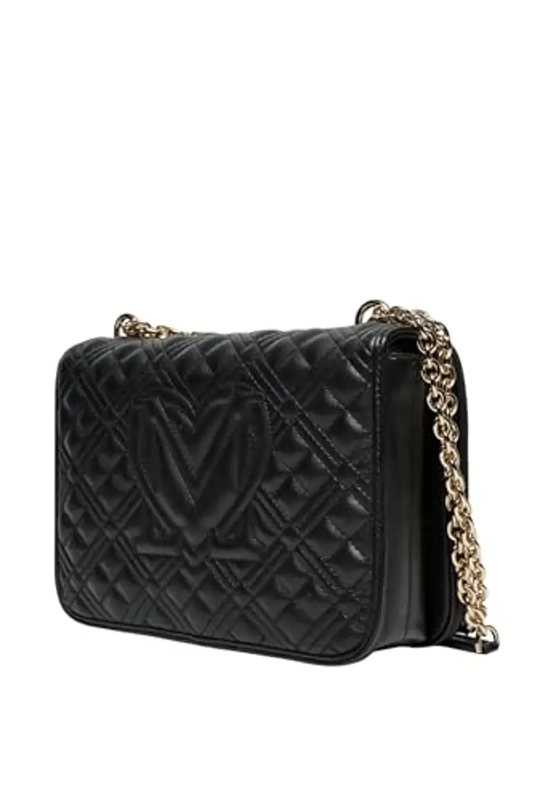 Love Moschino Borsa a spalla Donna Nero 2092512 miniatura 3