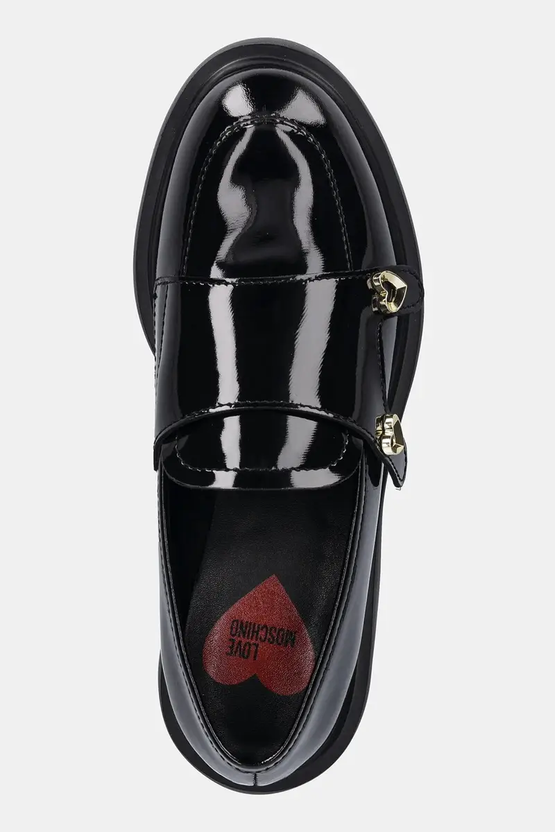Love Moschino Mocassini Donna Nero 3426771 miniatura 4