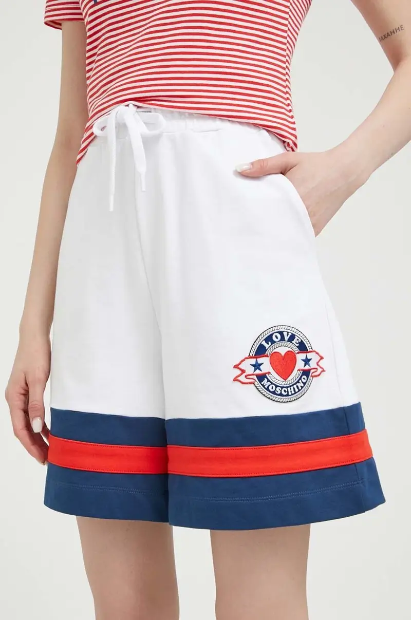 pantaloncini in cotone Bianco