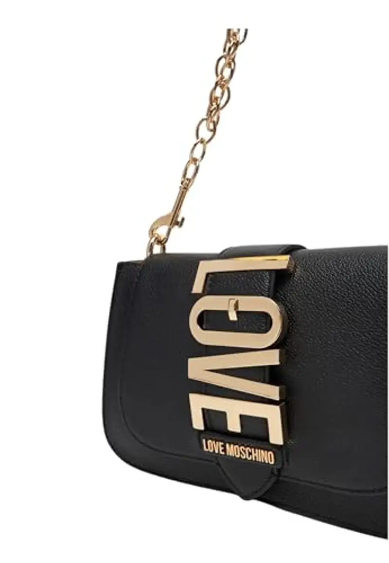 Love Moschino Borsa a spalla Donna Nero 2191418 miniatura 2