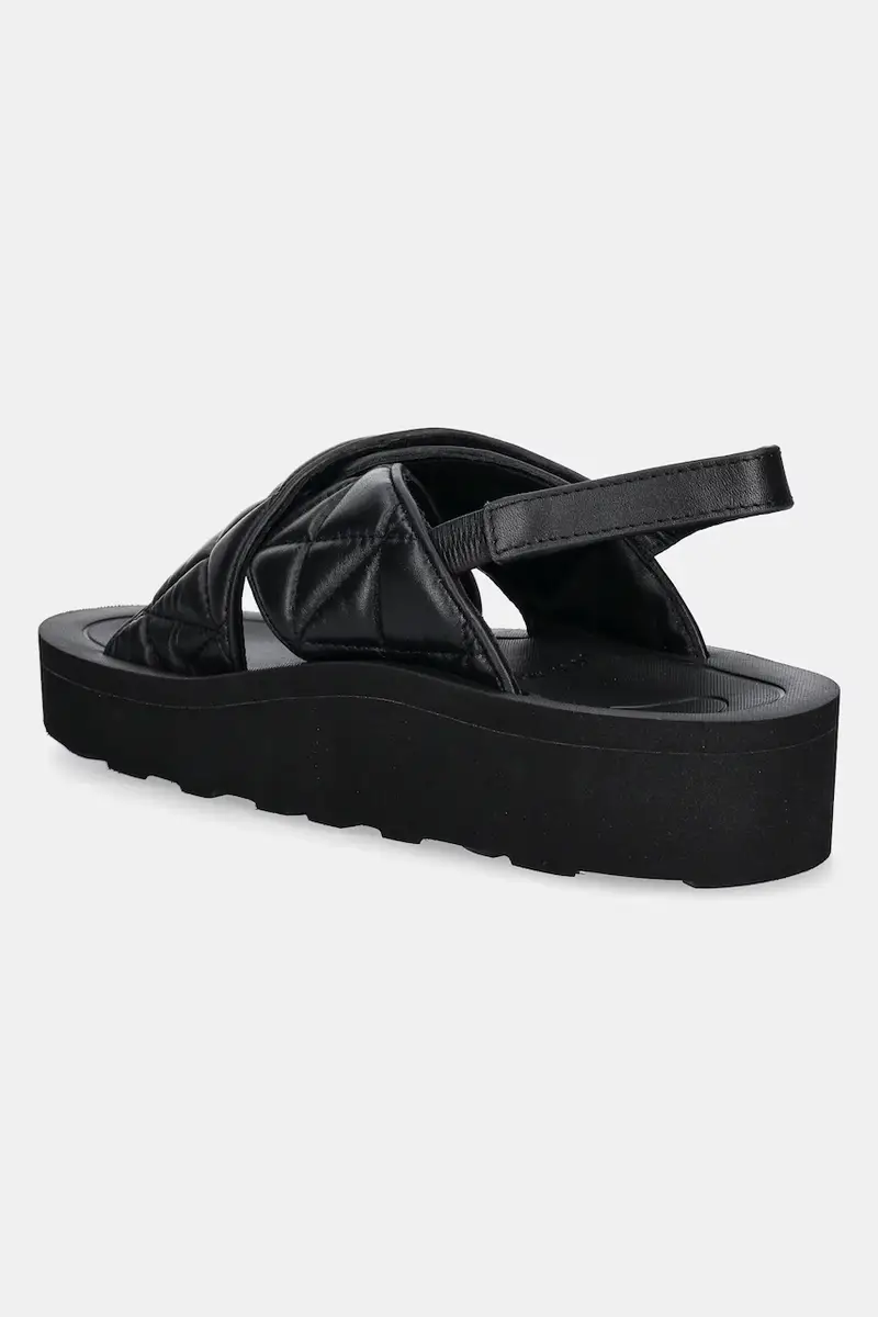 sandali in pelle donna colore nero JA16044I1MIE0000 miniatura 3