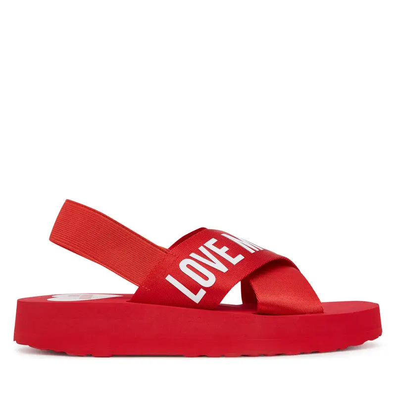 Sandali LOVE MOSCHINO JA16214G0MIX5500 Rosso