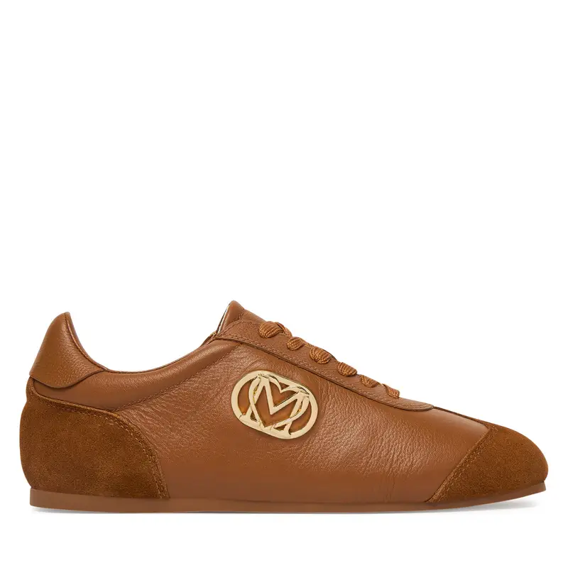 Love Moschino Sneakers Donna Marrone in Pelle