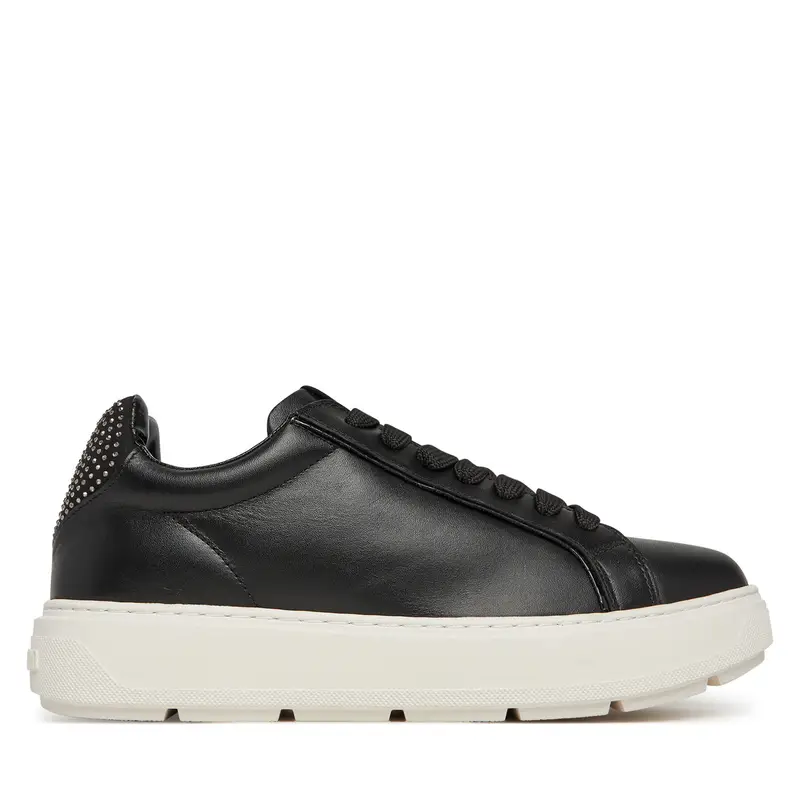 Love Moschino Sneakers Donna Nero in Pelle