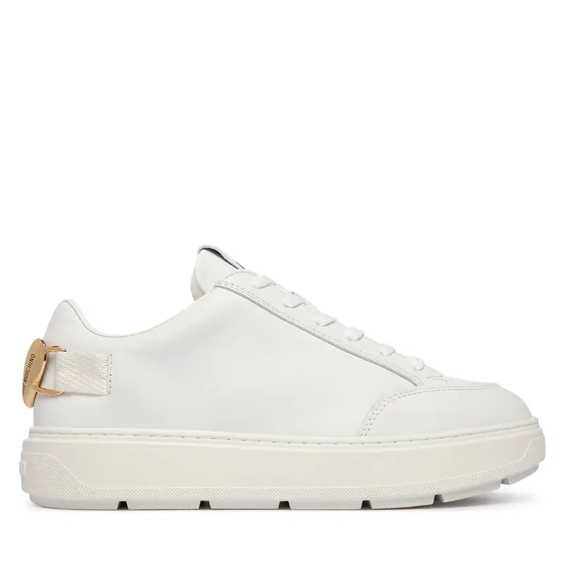Love Moschino Sneakers Bianche per Donna in Pelle