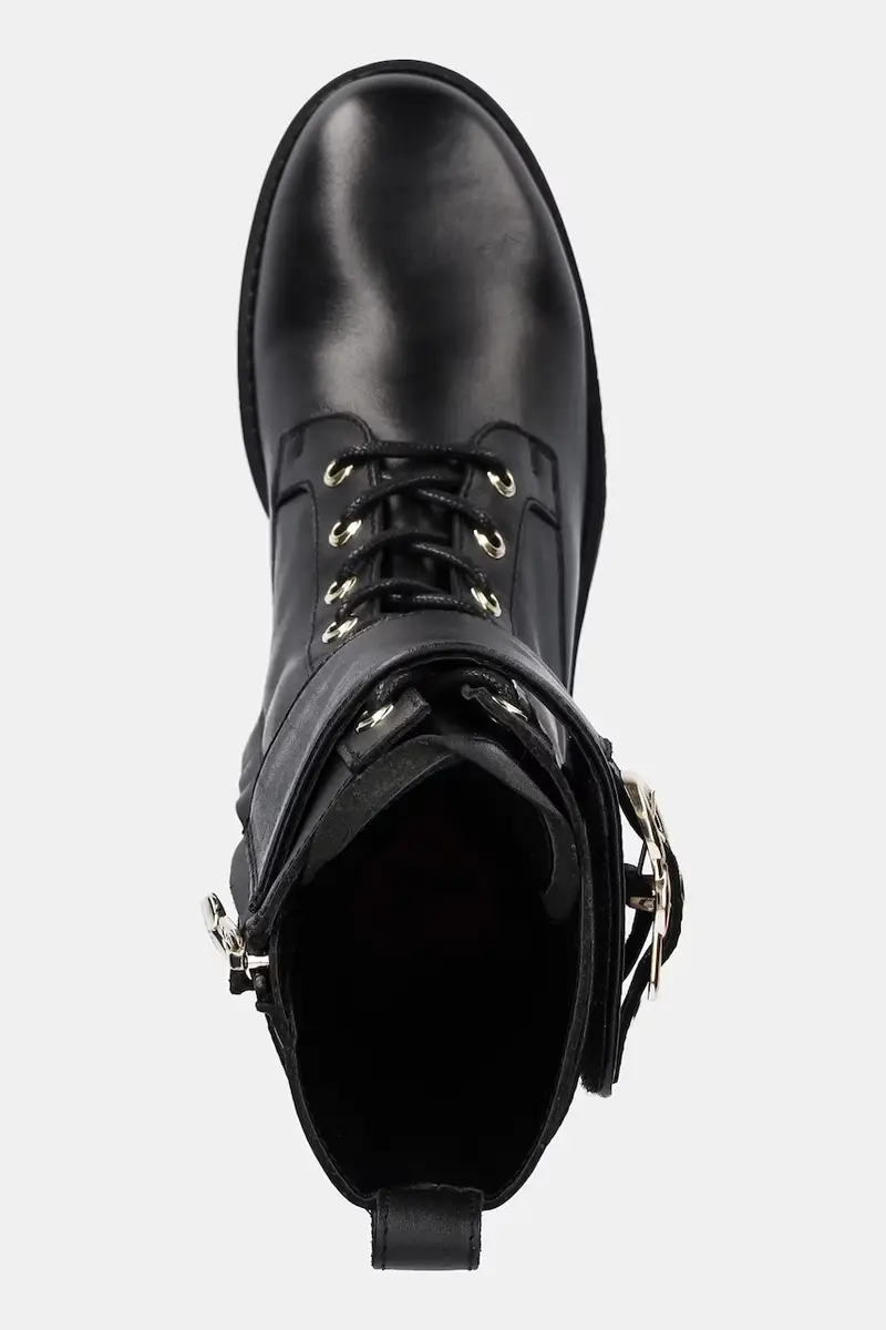 stivaletti alla caviglia in camoscio donna colore nero JA24287G0NIA0000 miniatura 4