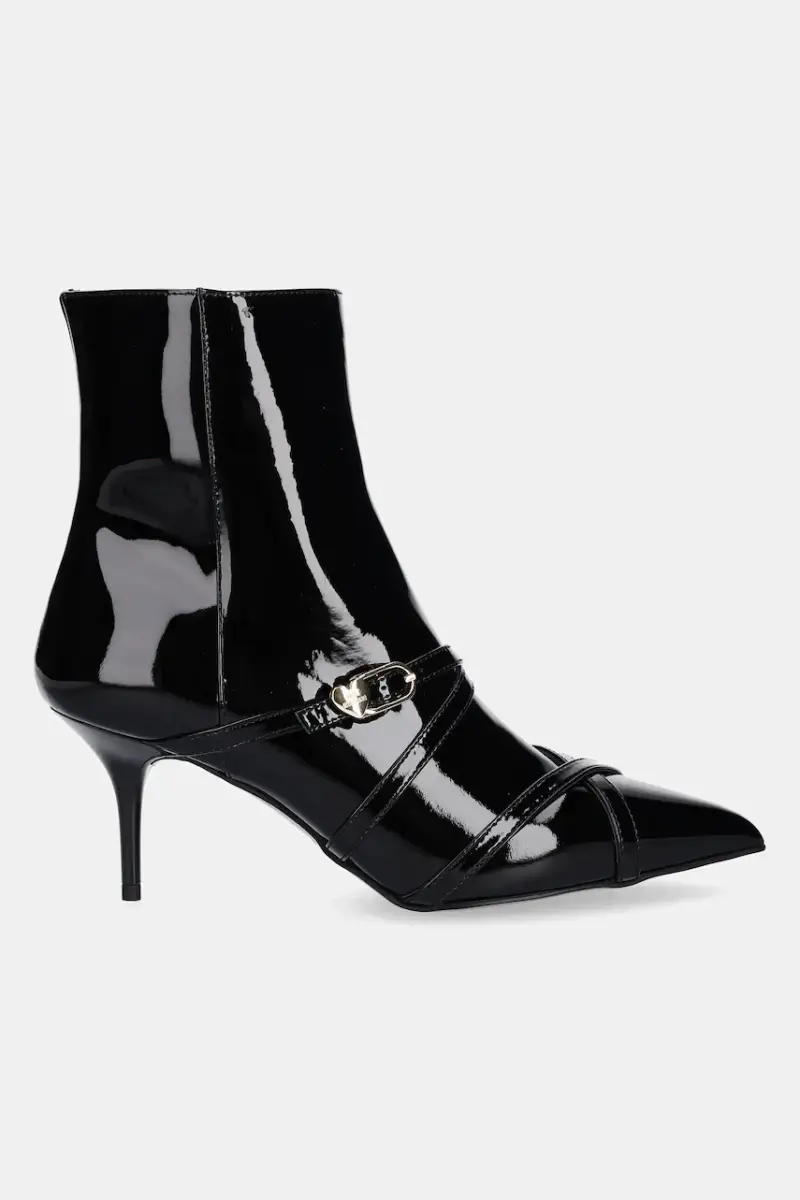 stivaletti alla caviglia in pelle donna colore nero JA21047G1NIH0000 miniatura 2