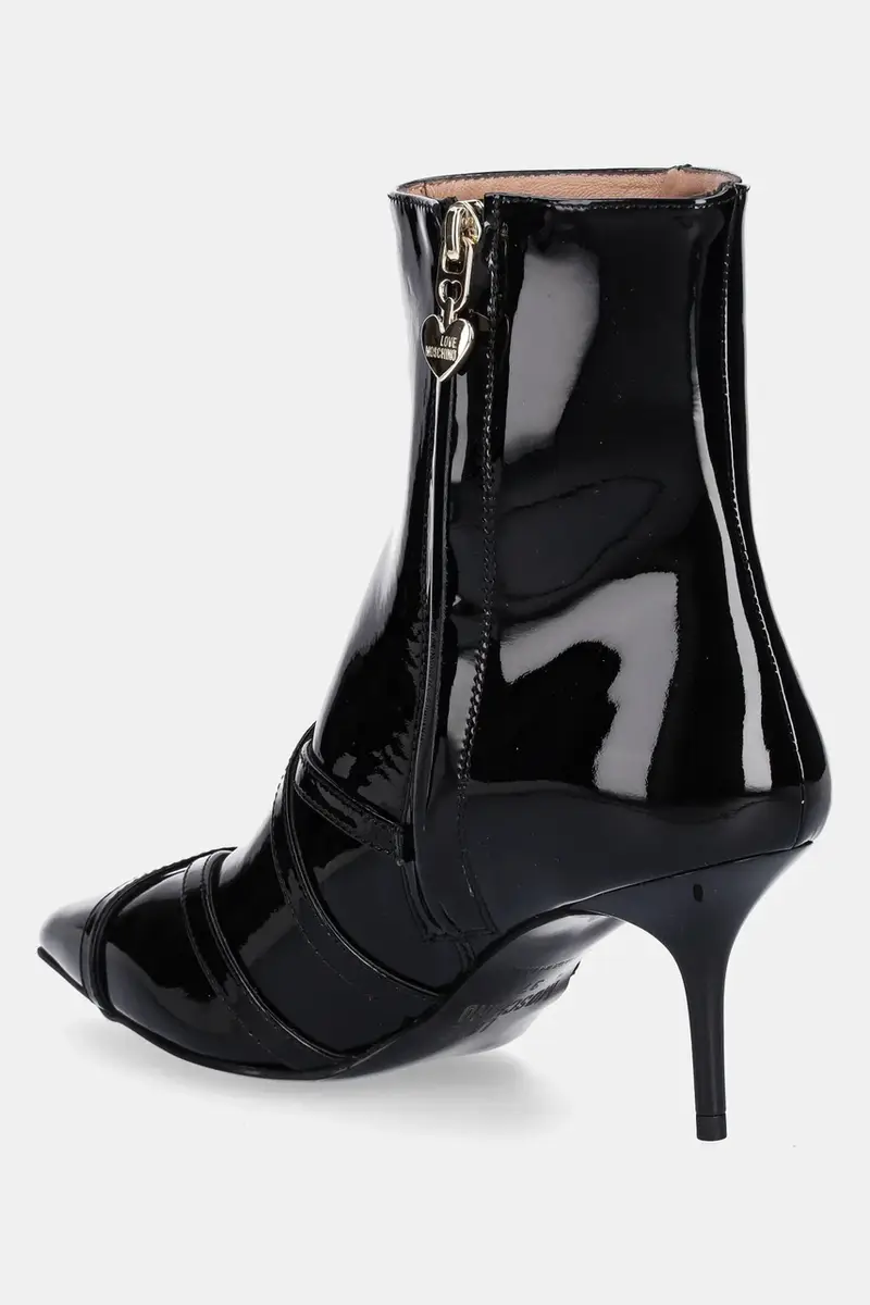 stivaletti alla caviglia in pelle donna colore nero JA21047G1NIH0000 miniatura 3