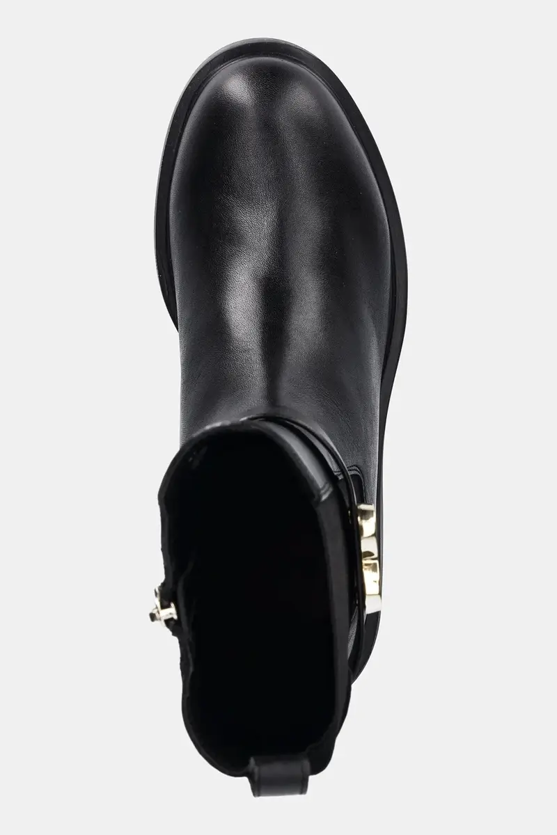 stivaletti alla caviglia in pelle donna colore nero JA24044G1NIA0000 miniatura 4