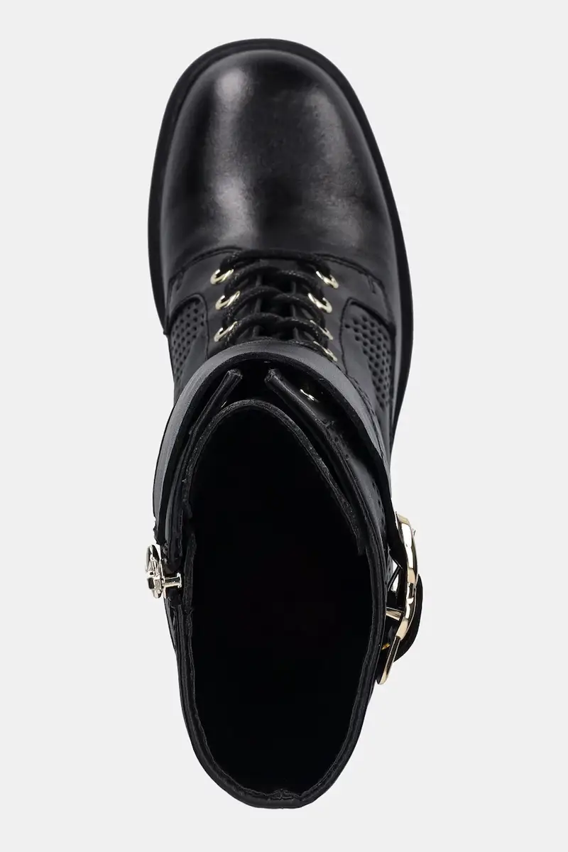 stivaletti alla caviglia in pelle donna colore nero JA2435AG0NIA0000 miniatura 4