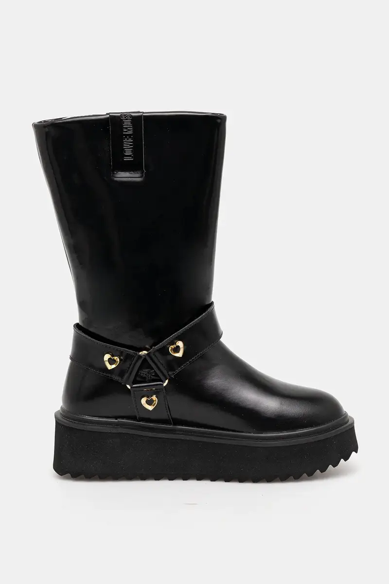 stivaletti alla caviglia in pelle donna colore nero JA24476I0NJD0000 miniatura 2