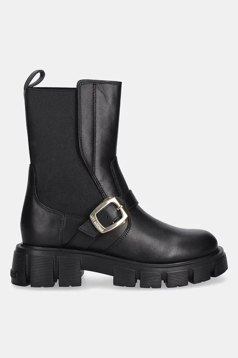 Love Moschino Stivaletti Chelsea Donna Nero 3153040 miniatura 2