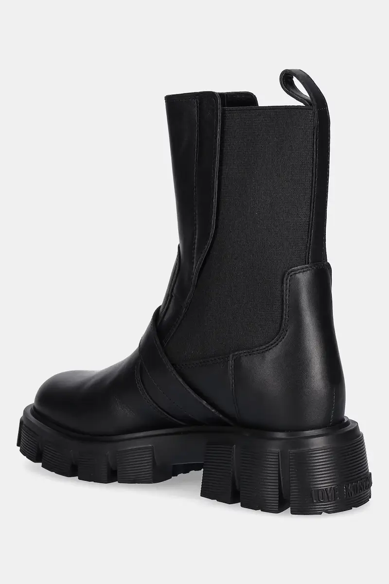 Love Moschino Stivaletti Chelsea Donna Nero 3153040 miniatura 3