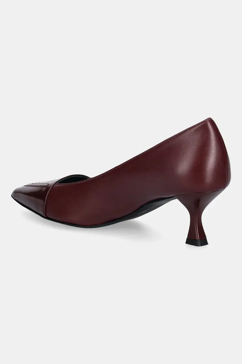 tacchi in pelle colore granata JA10535G0NIA455A miniatura 3