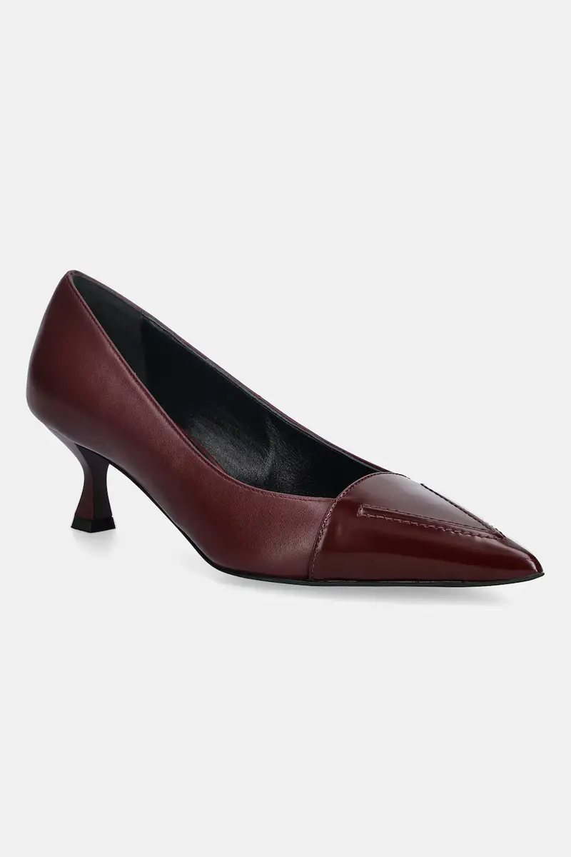 tacchi in pelle colore granata JA10535G0NIA455A