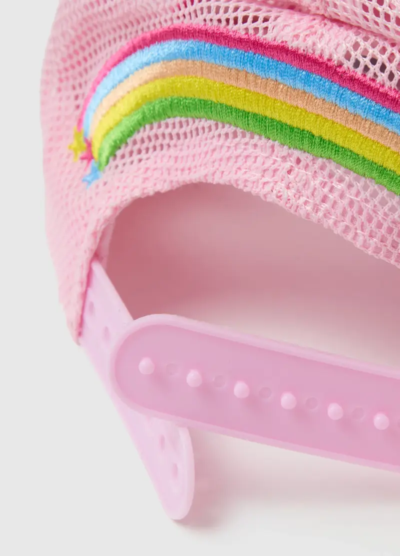 , Cappello In Puro Cotone Multicolor Per Bambine, Bambina, Multicolor miniatura 3