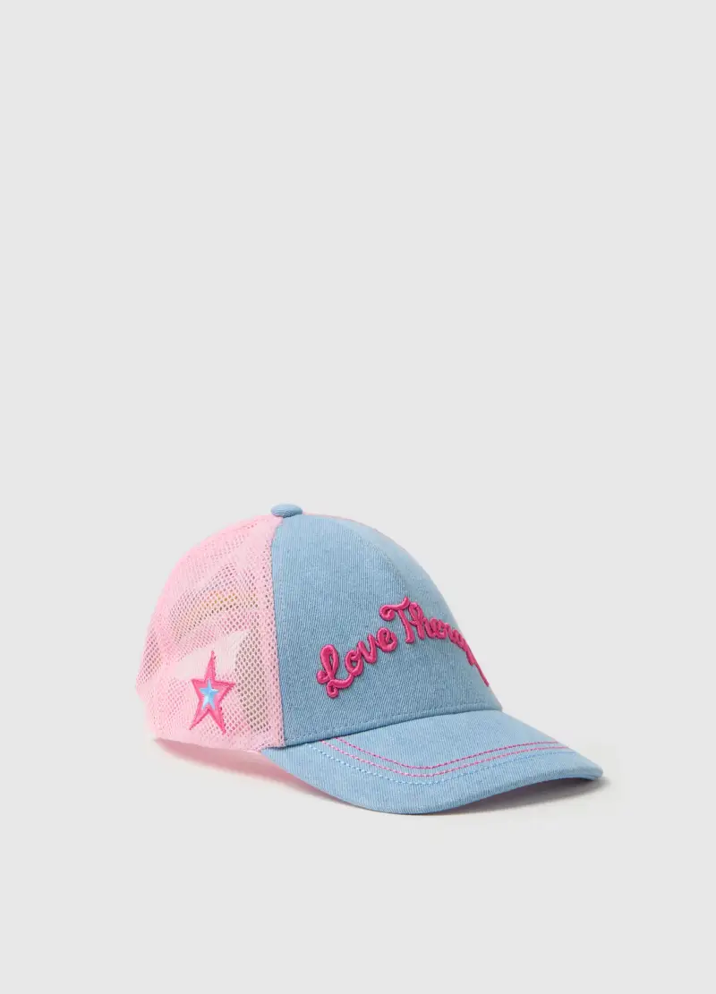 Cappello In Puro Cotone Multicolor Per Bambine, Bambina, Multicolor