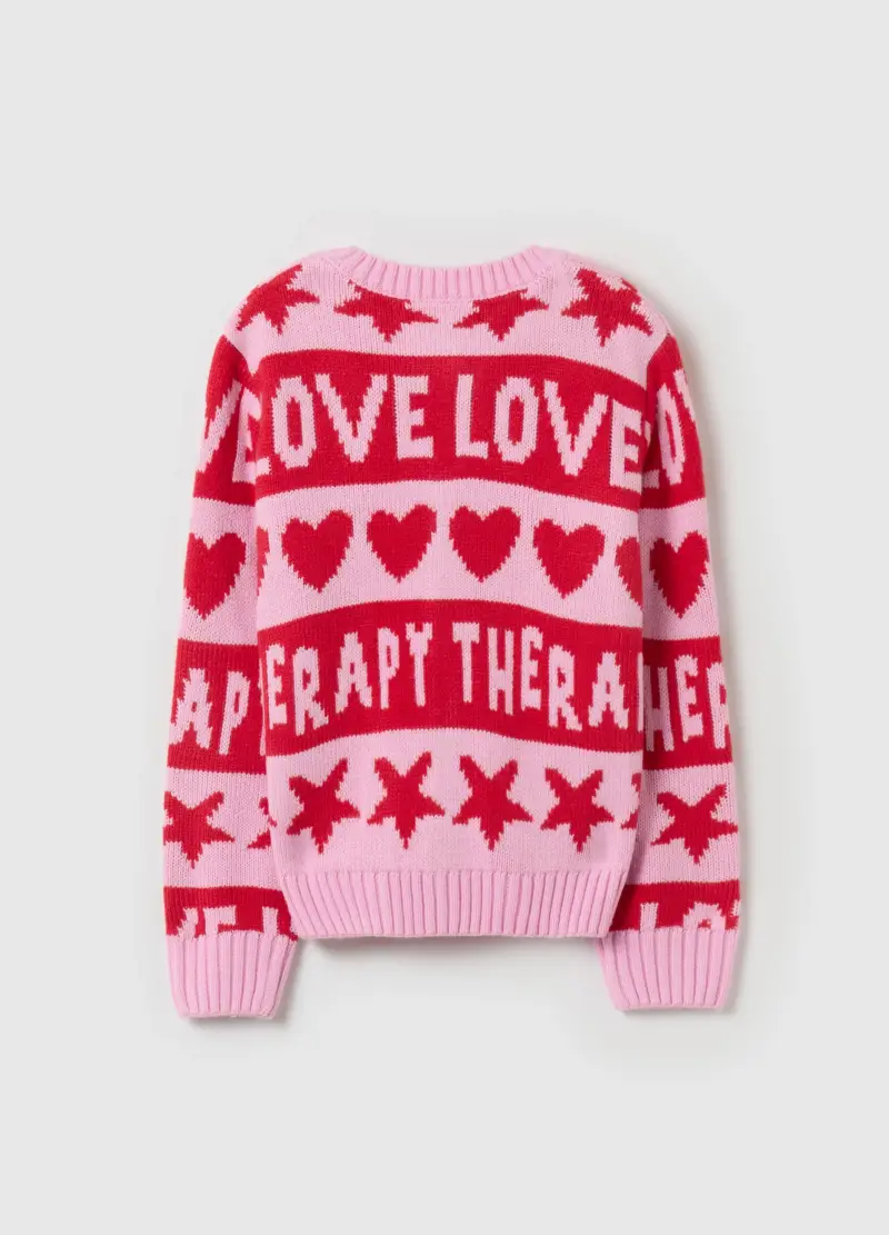 LOVE THERAPY Cardigan Bambina Rosa 3425679 miniatura 2