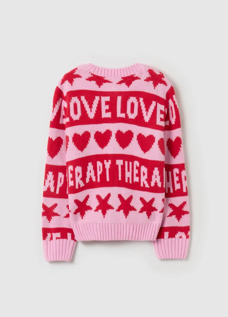LOVE THERAPY Cardigan Bambina Rosa 4122262 miniatura 2