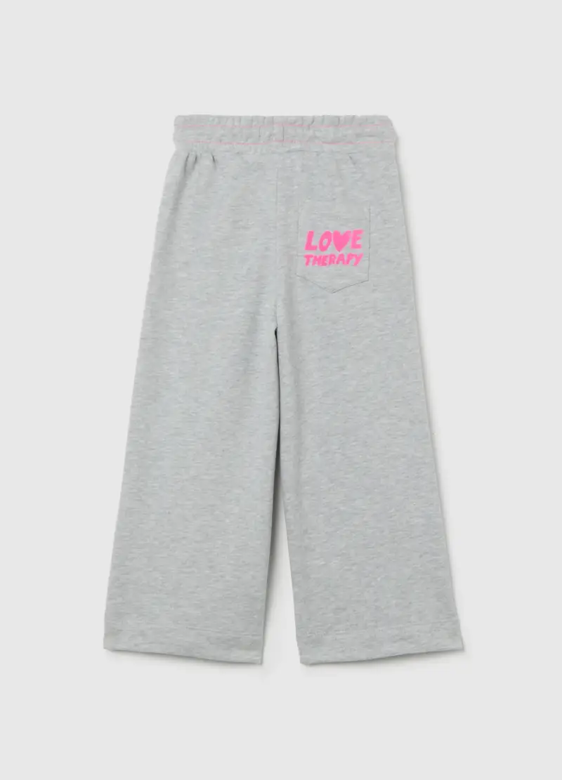 Jogger Grigio Per Bambina, Grigio miniatura 2