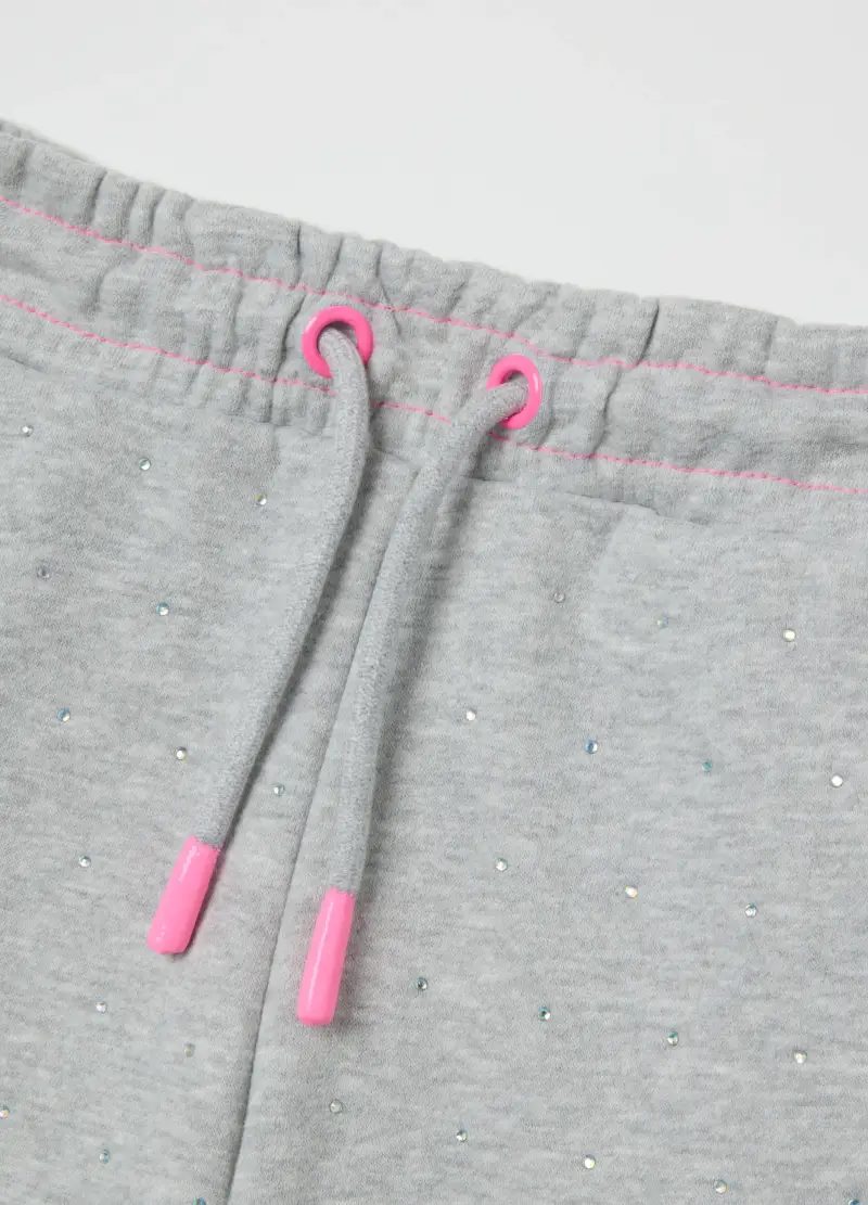 Jogger Grigio Per Bambina, Grigio miniatura 3