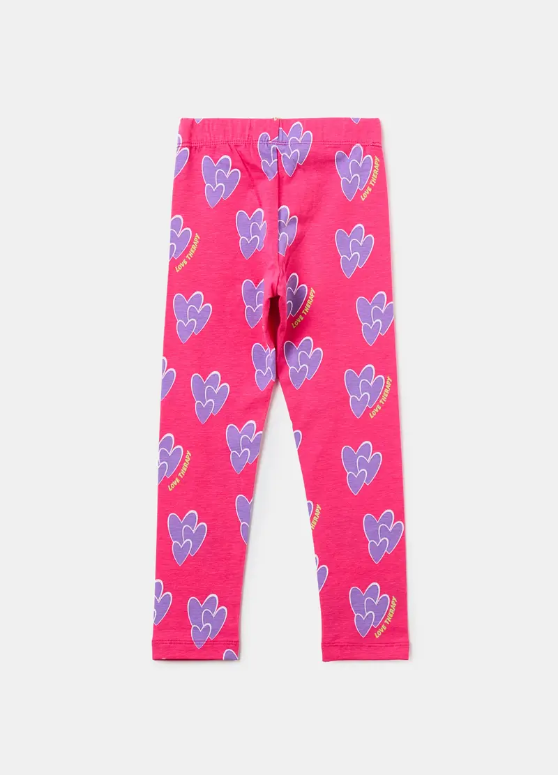 LOVE THERAPY Leggings Bambina Rosa 4306822 miniatura 2