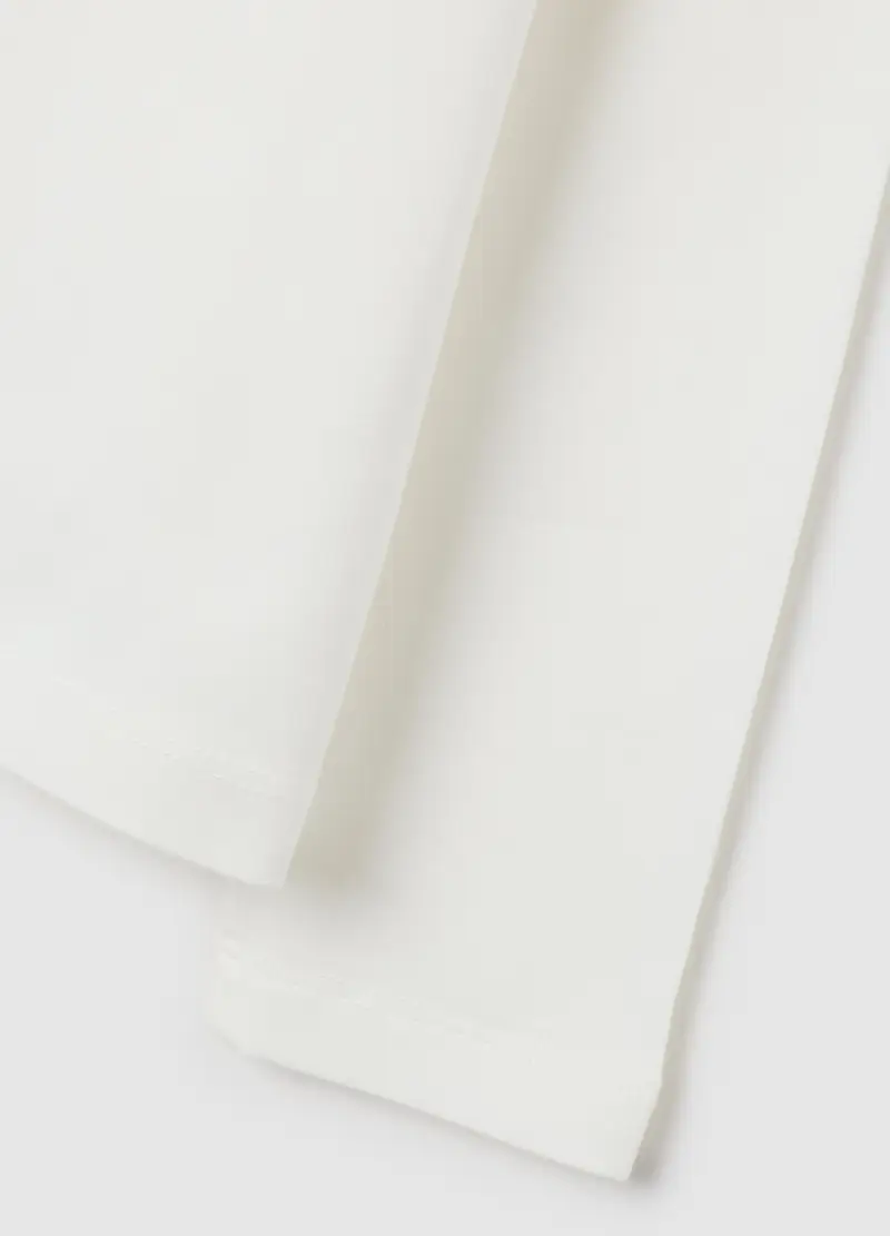 LOVE THERAPY, Maglietta Da Bambina In Cotone Elasticizzato Bianca Regular Fit, Bianco, Taglia: 3-4 miniatura 3