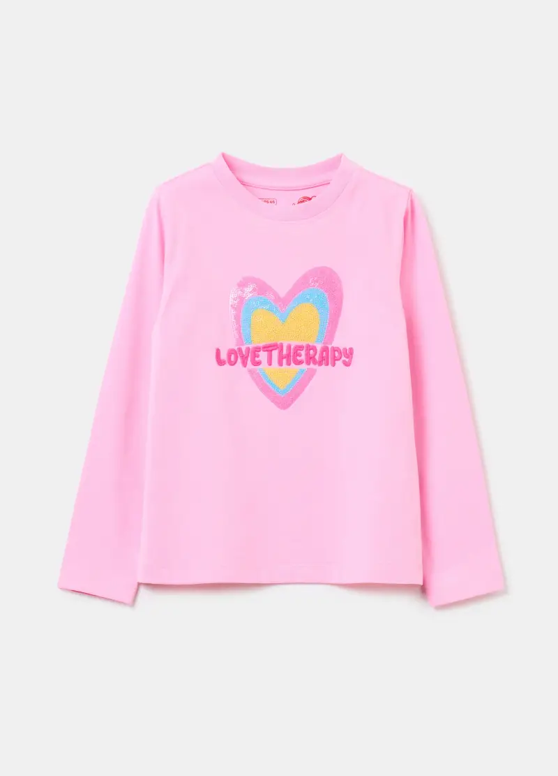 LOVE THERAPY T-shirt Bambina Rosa 2735748