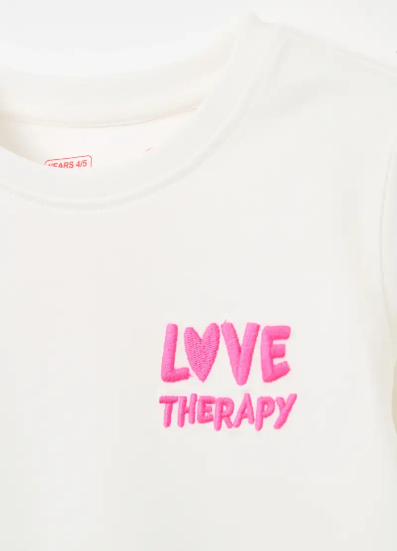 LOVE THERAPY T-shirt Bambina Bianco 2735752 miniatura 3