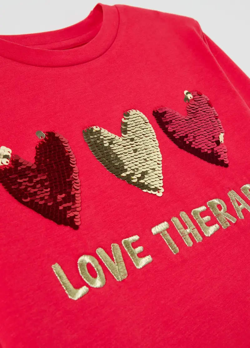LOVE THERAPY T-shirt Bambina Rosso 3188705 miniatura 3