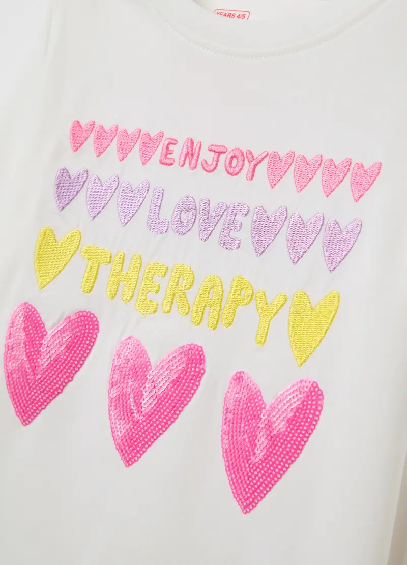 LOVE THERAPY T-shirt Bambina Bianco 3425647 miniatura 3
