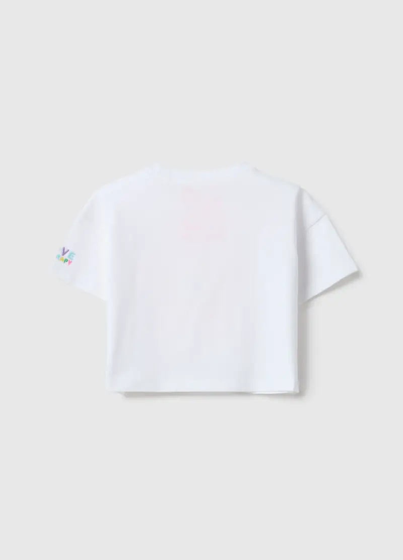 LOVE THERAPY T-shirt Bambina Bianco 4133820 miniatura 2