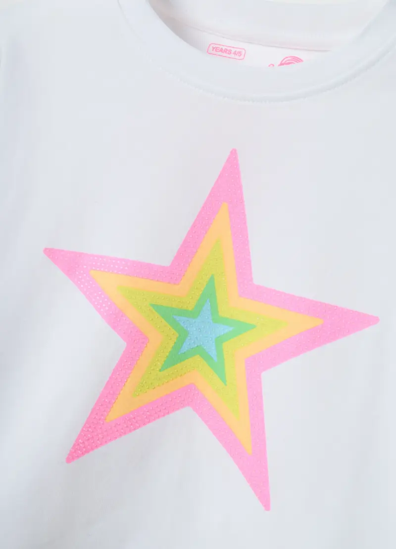 LOVE THERAPY T-shirt Bambina Bianco 4133820 miniatura 3