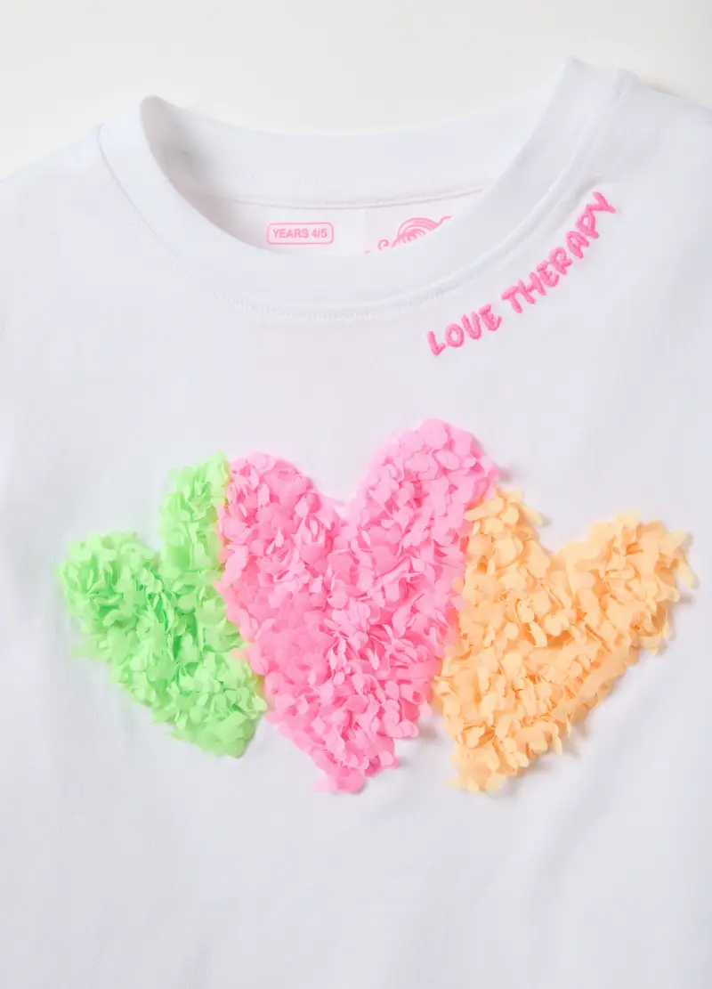 LOVE THERAPY T-shirt Bambina Bianco 4329666 miniatura 3