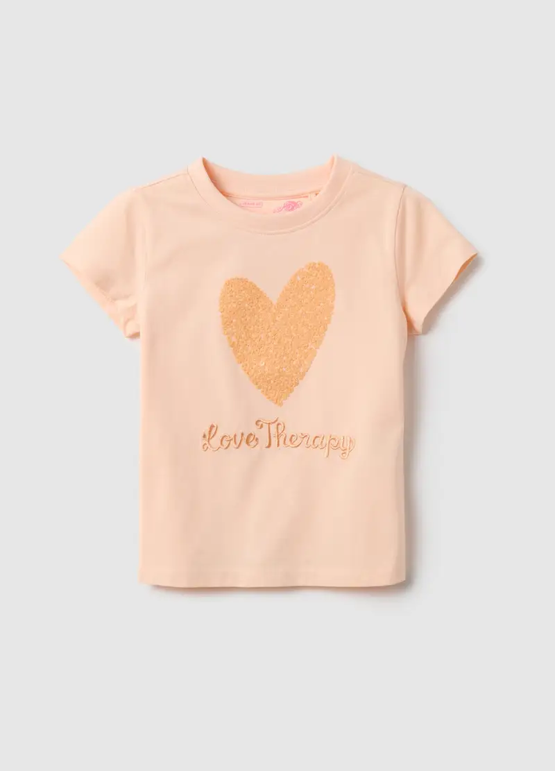 LOVE THERAPY T-shirt Bambina Rosa 4145134