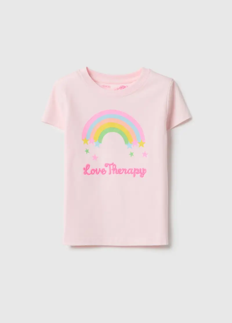 LOVE THERAPY T-shirt Bambina Rosa 4133821