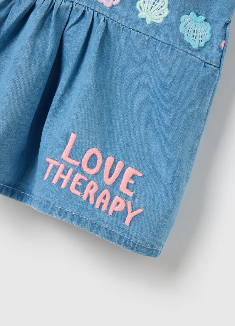 LOVE THERAPY Top Bambina Denim 3983870 miniatura 3