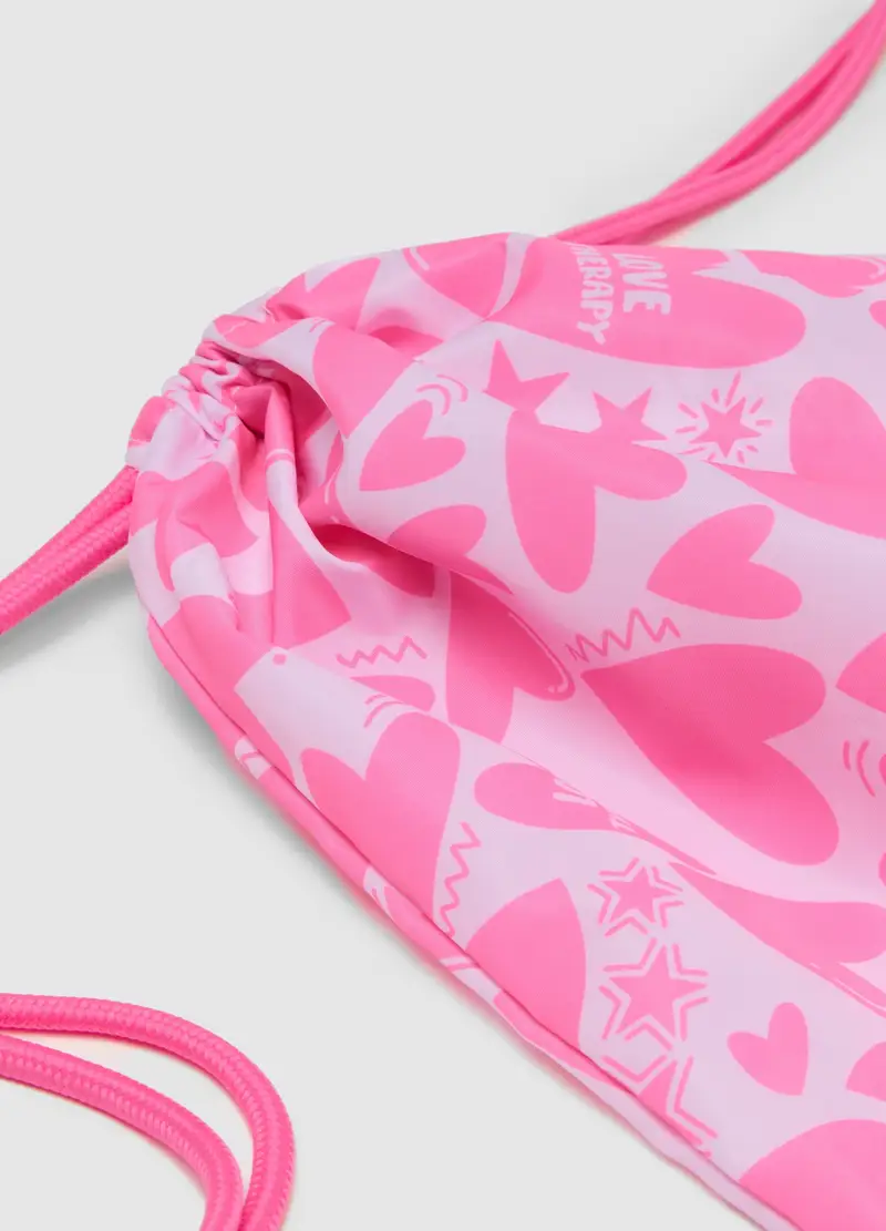 LOVE THERAPY, Zaino Da Ragazza In Rosa Con Cuori, Bambina, Rosa, Taglia: ONE SIZE miniatura 2