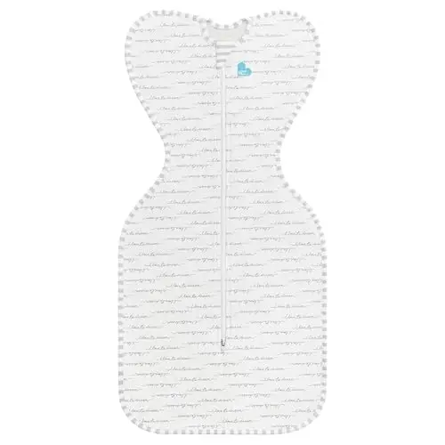 Love To Dream Swaddle Up, neonato 2,2-3,8 kg - Bianco, vestibilità aderente, supporta una sana routine del sonno, 1,0