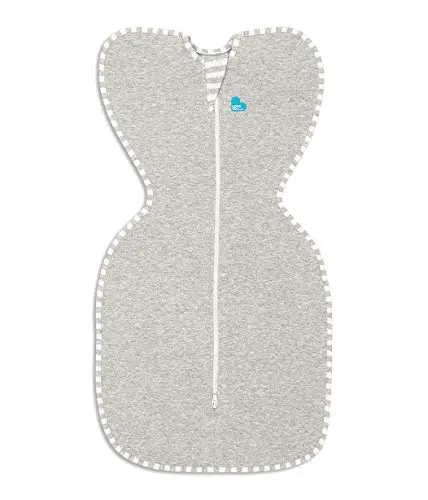 Love To Dream Swaddle Up, taglia media 6-8,5 kg - Grigio, vestibilità aderente, favorisce una sana routine del sonno,