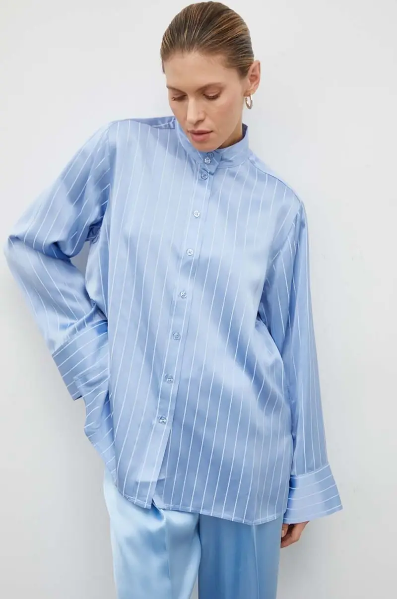 camicia donna colore blu