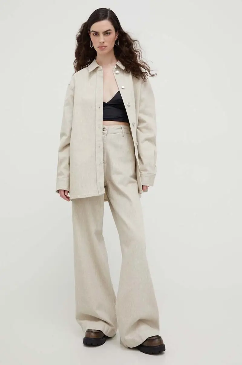 pantaloni donna Beige