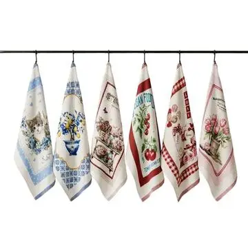 SET 6 STROFINACCI CUCINA SPUGNA TUTTI I FRUTTI LOVELY HOME 50x70