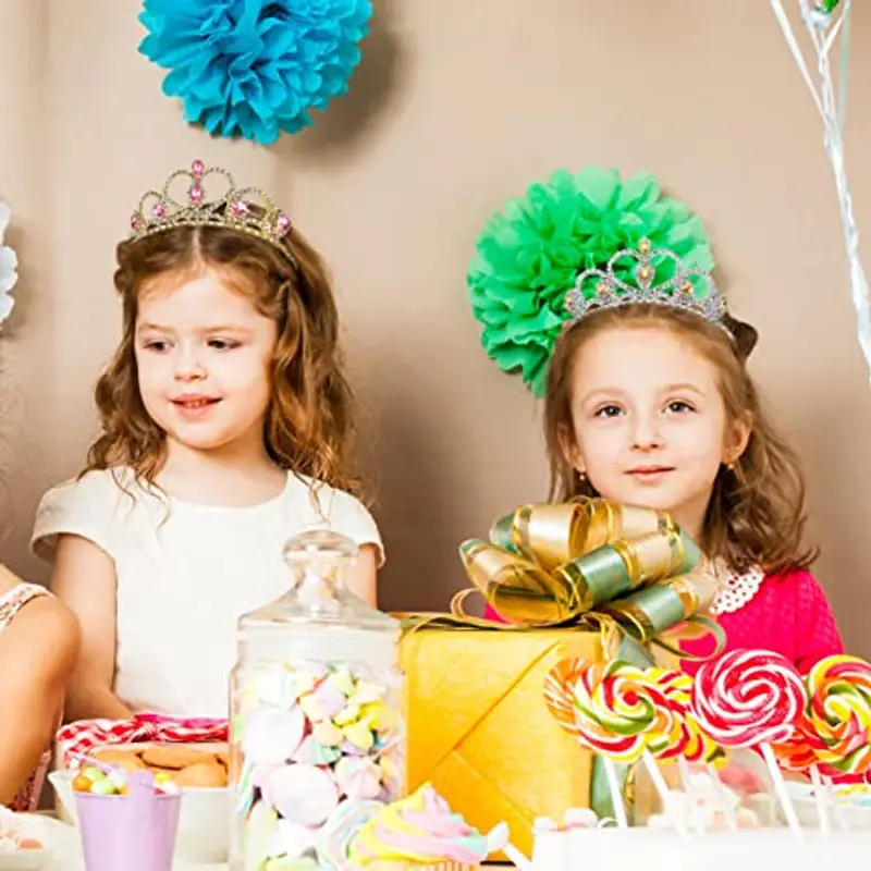 Lovelyshop Giallo Gemme Strass Diadema per Piccolo Bambino Grande Kid Ragazza Prom Compleanno Princess Festa miniatura 3